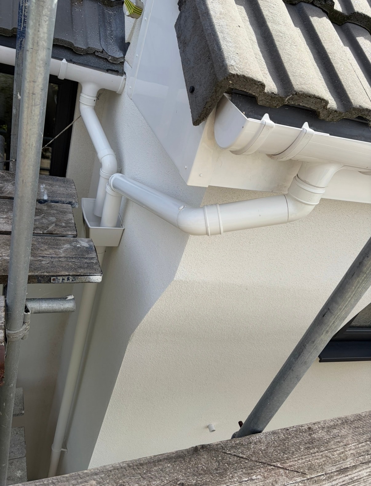 Wrap-Around Downpipe System — Uphill